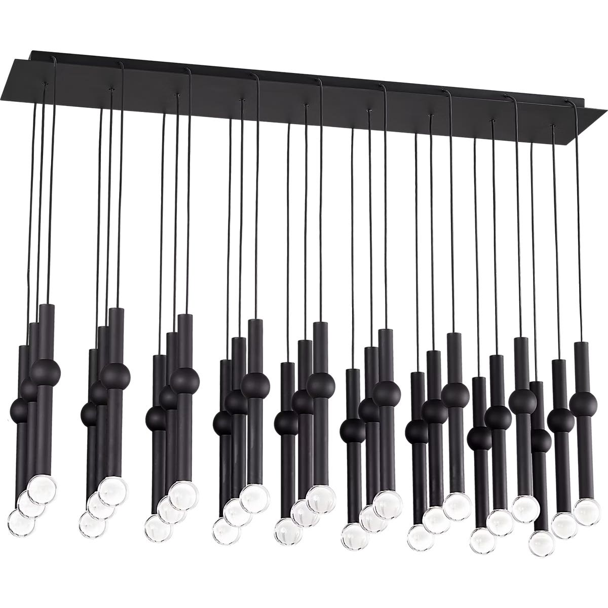 Guyed 27-Light Chandelier - 700TRSPGYD27 | Visual Comfort