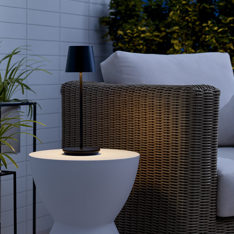 Straight On - In Use - Light On - Dusk