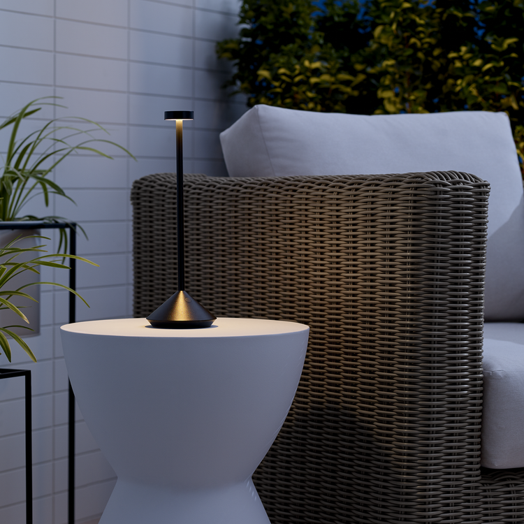 Straight On - In Use - Light On - Dusk