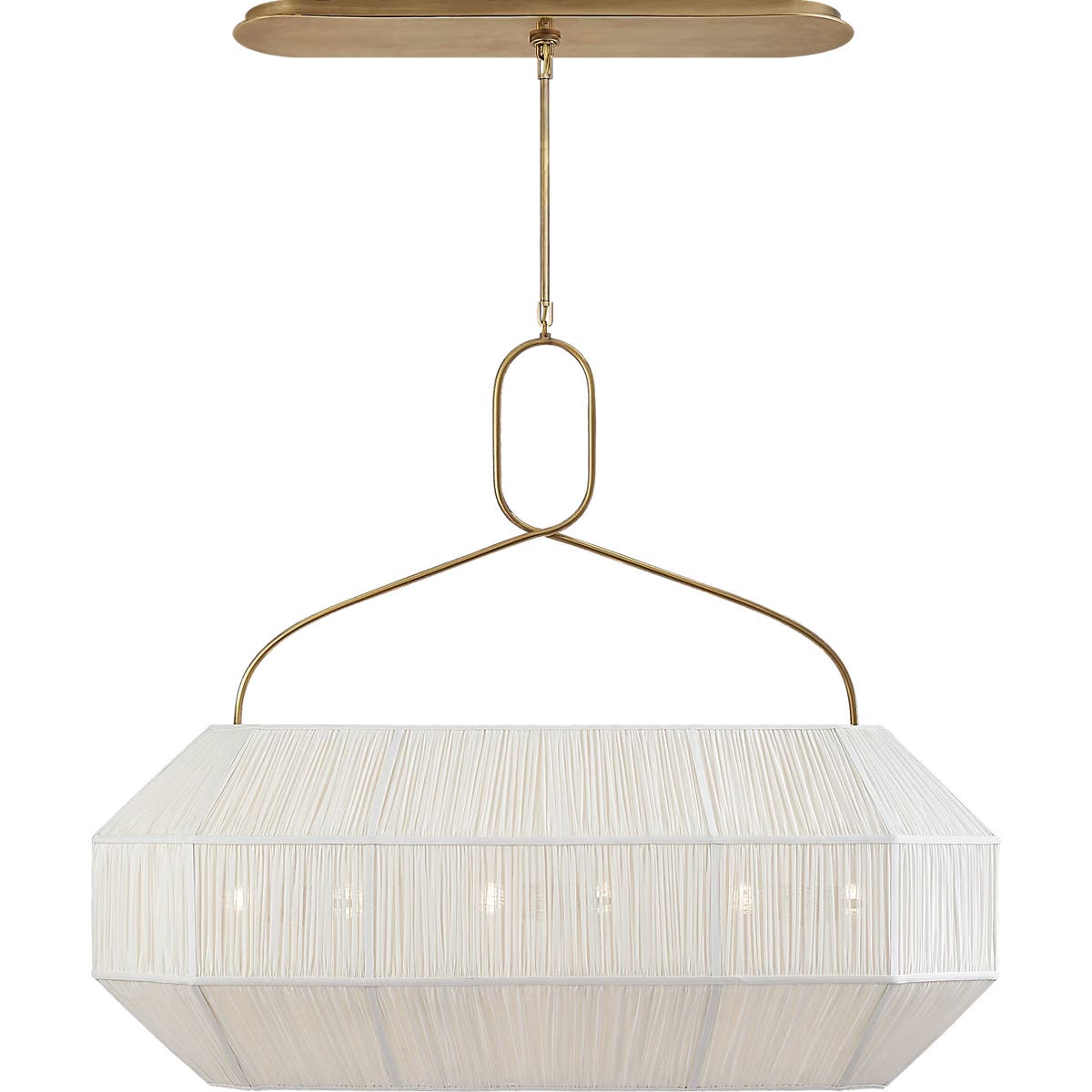 Forza Medium Gathered Linear Lantern - KW5317 | Visual Comfort